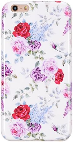 iPhone 6S Case, iPhone 6 Case, AUKOO Peony Design Slim Shockproof Flexible Smooth TPU Soft Case Rubber Silicone Skin Cover for iPhone 6S &amp; iPhone 6
