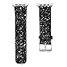 Urberry 38mm Bling Glitter Replacement Band for Apple Watch Series 2, Series 1, Sport, Edition (Black)