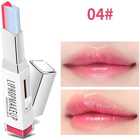 Fuhaoo Two-tone Tint Lip Bar Long Lasting Lipstick Lip Balm 2g - 8 Color Choose (#4)