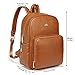 PU Leather Diaper Bag Backpack - Nappy Bag Baby Bags for Mom Unisex Maternity Diaper Bag with Stroller Hanger|Thermal Pockets|Adjustable Shoulder Straps|Water Proof| LargeCapacity (Brown)