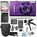 Canon PowerShot ELPH 360 HS (Purple)12x Optical Zoom - Built-In Wi-Fi W/ Deluxe Starter Kit Including 32GB SDHC Xpix Table Tripod + AC/DC Turbo Travel Charger + Extra battery + Protective Camera Case primary