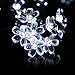 LightsEtc 15.7 Feet 20 LED White Solar Blossom String Lights for Home, Holiday Decoration