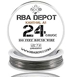 [RBA DEPOT] 100ft - 24 Gauge AWG KA1 FeCrAl Alloy Kanthal Resistance Wire A1