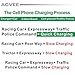 AGVEE Soft Breathing LED Lightning Charger Cable [3 Pack 4ft] 3A Fast Flat Charging Cord, Delicate Metal Shell for iPhone 11 Pro XS XR X, 10 9 8 7 6 6s, i5 i6 i7 i8, Case Friendly, Black