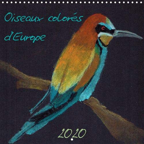 Oiseaux Colores Deurope 2020 12 Dessins Au Pastel D
