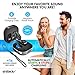 shlilackr True Wireless Earbuds Latest Bluetooth 5.0 Mini in Ear Headphones 3D Stereo Sound 18H Play Time, SweatProof Sports Earphones Headset Built in Microphone & Dual Speakers for Phone Calls