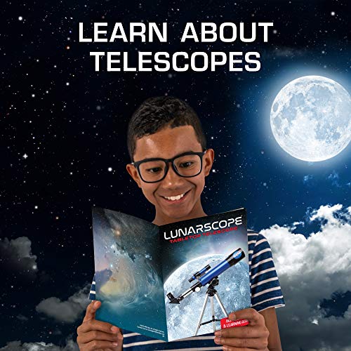 51Y%2BQ1AlfzL NASA Lunar Telescope for Kids – Capable of 90x Magnification, Includes Two Eyepieces, Tabletop Tripod, Finder Scope, and Full-Color Learning Guide, The Perfect STEM Gift for a Young Astronomer - Image 7