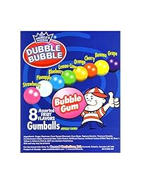 Dubble Bubble (14 mm size) small-gum balls bulk- 2 Pounds