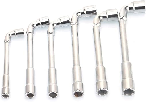 Banwangwang 6pcs 8 13mm L Type Socket Spanner Set Pipe Sleeve A