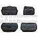 Extra Large Soft Padded Camcorder Equipment Bag / Case For JVC GC-PX100, GY-HM650, GY-HM750, GY-HM600, GY-HM170, GY-LS300, GY-HM200, GY-HM150U, GY-HM170U, GY-HM100U, GY-HM100U, GY-HM600, GY-HM650, GY-HM70U & More… + Microfiber Cloth