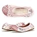 DREAM PAIRS Girl's Flexsole Summer Ballet Flats Comfortable Slip On Elastic Ballerina Shoes (Toddler/Little Girl)