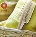 Bath Blossom Bath Body Brush Natural Bristles - Exfoliating Body Brush - Effective for Wet and Dry Body Brushing - Long Handle Shower Back Scrubber Brush - Suitable for Men and Women