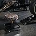 BIG RED TR6350MO Torin Rolling Pneumatic Creeper Garage/Shop Seat: Padded Adjustable Mechanic Stool with Tool Tray Storage, Mossy Oak Camo