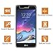 Zeking Compatible for [2 Pack] Tempered Glass Screen Protector 9H Hardness [3D Touch][Case Friendly] [Anti Scratch][Anti-Fingerprint] LG K8 2017, if applicable.