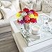 XYXCMOR 2 Pack 18 Heads Artificial Fake Mums Silk Autumn Flowers Bouquet Arrangements Home Garden Dining Table Windowsill Wedding Christmas Party Cemetery Centerpiece Decor Multicolor