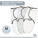 Emma + Ollie Swaddle Blanket Wrap Set of 3, Adjustable Infant Baby Swaddle Wrap Blanket, Grey Gender Neutral Swaddle, Yellow Bee Pattern Swaddle Wrap, for Girl or Boy
