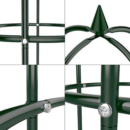 Pairka Arco de Jardín Trepadoras en Forma de Torre Soportes para ...
