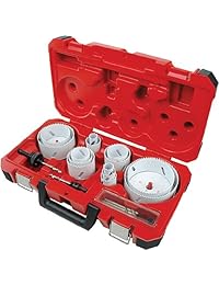 Milwaukee 49 22 4105 Master Electricians Kit de sierras perforadoras endurecidas al hielo de 19 unidades