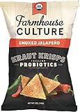 Farmhouse Culture Kraut Krisps Snack, Smoked Jalapeno - 12 count case