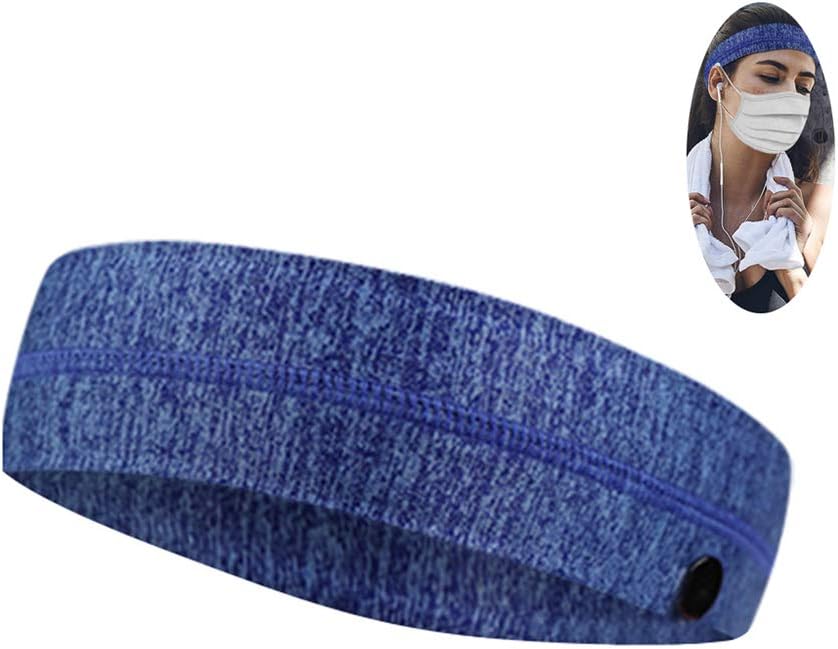 Sport Headbands,Headbands With Buttons For Nurses Doctors Button Headband Medical FaceCover Holder