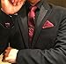 Bundle Monster Mens Fashion Accessory Combo Kit - Dark Burgundy