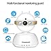 Home Camera,POWERIVER WiFi IP Indoor Security System with Motion Detection,Two-Way Audio and Night Vision for Baby/Pet/Front Porch Monitor,Remote Control with iOS, Android, PC APP(Light Gold)