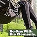 ELEMENTEX Portable Parachute Nylon Travel Camping Backpacking Hammock - Small Gray & Green
