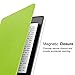 MoKo Case for Kindle Paperwhite, Premium Thinnest and Lightest PU Leather Cover with Auto Wake / Sleep for Amazon All-New Kindle Paperwhite (Fits 2012, 2013, 2015 and 2016 Versions), GREEN