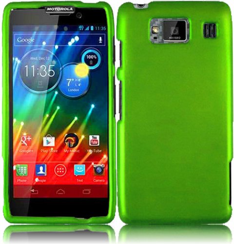 For Motorola Droid Razr Maxx HD XT926M Hard Cover Case Neon Green Accessory