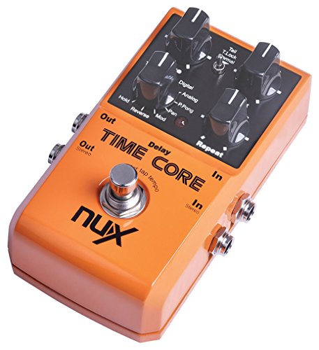 Nux time core guitar effect pedal 7 delay models true b…