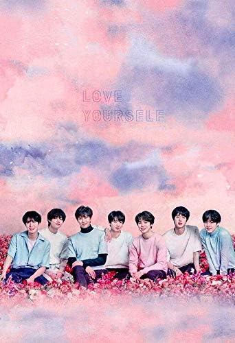 MAHALAXMI ART BTS Music Star Next 3 Poster Print on 13x19 inches (Multicolor)