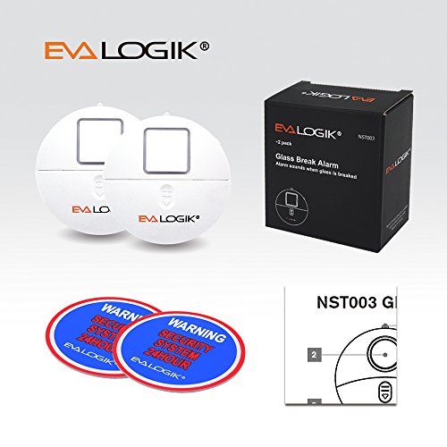 EVA-LOGIK-Window-Alarm-2-PACK-with-Loud-120dB-Alarm-and-Vibration-Sensors-Compatible-with-Virtually-Any-Window