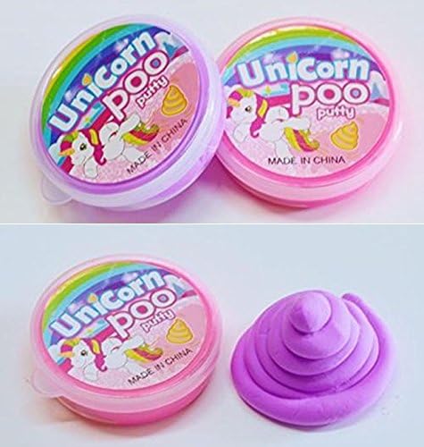 toyco Unicorn Putty Slime | 12 Pack