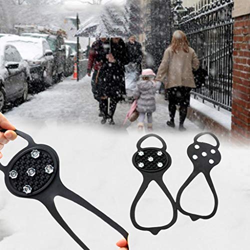 image for GreatGiftList Silicone Climbing Non-Slip Shoe Grip,Non-Slip Snow Cleat