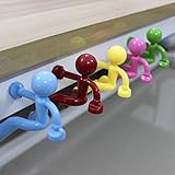 Elloapic 3PCS Key Pete Strong Magnetic Key Holder Hook Rack Magnet Magnetic Man Key hook (Small Thing but Powerful)