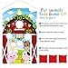 Farm Animals Toss Game with 3 Nylon Bean Bags, Indoor and Outdoor Farm Animals Party Game for Kids and Adults, Farmer Theme Birthday Party Decorations and Supplies