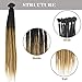 Noverlife 10 Strands 50cm/20″ Black to Brown Dreadlock Extensions, Single Ended Crochet Synthetic Dreadlocks Accessories, Jamaica Punk Hip-Hop Reggae Hair Braiding Wigs Faux Locs for Fashion Men Womenthumb 1