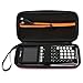 Faylapa Carrying Case Compatible with Graphing Calculator TI-83 Plus TI-84 Plus CE TI-89 Storage Travel Protective Pouch Pink
