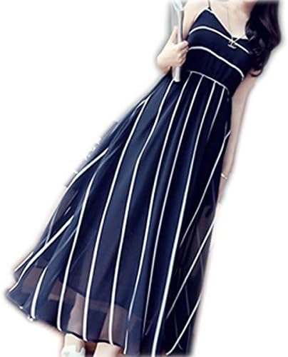 Amazon Co Jp ノースリーブ マキシ丈ワンピース ボーダーストライプ柄 キャミ タンクトップ ワンピ シンプル ロンレディース 婦人服 春 夏 秋 冬 黒 白 赤 靴 大きいサイズ 安い かわいい おしゃれ ファッション