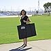 GoSports Bamboo 3' x 2' Bamboo Cornhole Set with 8 Bean Bags & Carrying Case - Premium All Weather Design, Wood, Regulation