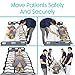 Vive Transfer Blanket with Handles 77” x 38.5” - Bed Positioning Pad, Straps - Reusable, Washable Patient Lifting Device Body Lift, Turning, Sliding Moving - Caregiver, Family Aid, Bedridden, Elderly