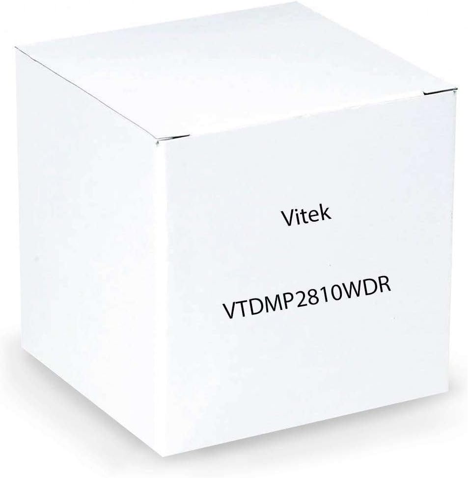 Vitek CCTV VTD-MP2810WDR Indoor Pixim Seawolf Powered WDR Mighty Dome 700TVL Camera with 2.8-10mm Lens, OSD, Day Night with ICR and DSS