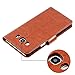 Galaxy J5 Case Wallet,J5 Leather Case,Galaxy J5 Wallet Case,Leafbook [Card Slot] Premium PU Leather Flip Cover for Samsung Galaxy J5 Case with Card holder(2016), Brown