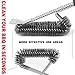 StelFyber Grill Brush and Scraper. Best BBQ Cleaner. Perfect Tools for All Grill Types, Including Weber. 18 Inch Handle. Ideal Barbecue Accessories.