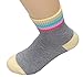 Galsang 5 Pairs Womens Lightweight Casual Comfortable Crew Cotton Sock #A938 (candy color)