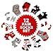 Disney Kids & Baby Girls Mickey & Minnie Mouse Assorted Color Pair Socks Set, Red, Black, Grey, White Collection, 0-6 Months