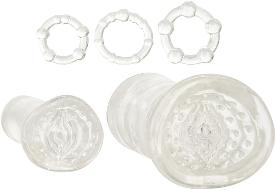 California Exotics His Masturbation Kit, Transparent