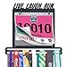 Live. Laugh. Run. Race Bib and Medal Display - Race Medal Holder for Runners and Hanger for Race Bibs, Photos, and Memorabilia - Hold up to 30 Race Medals in Your Holder and Display up to 50 Race Bib