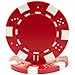 Trademark Poker 100 Striped Chip, 11.5gm, Red