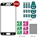 [3-Pack] TAURI for Samsung Galaxy J7 Prime / J7 V/Galaxy Halo / J7 2017 [Full Cover][Tempered Glass] Screen Protector - Black